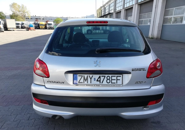 Peugeot 206 plus cena 12300 przebieg: 100200, rok produkcji 2011 z Szczecin małe 137